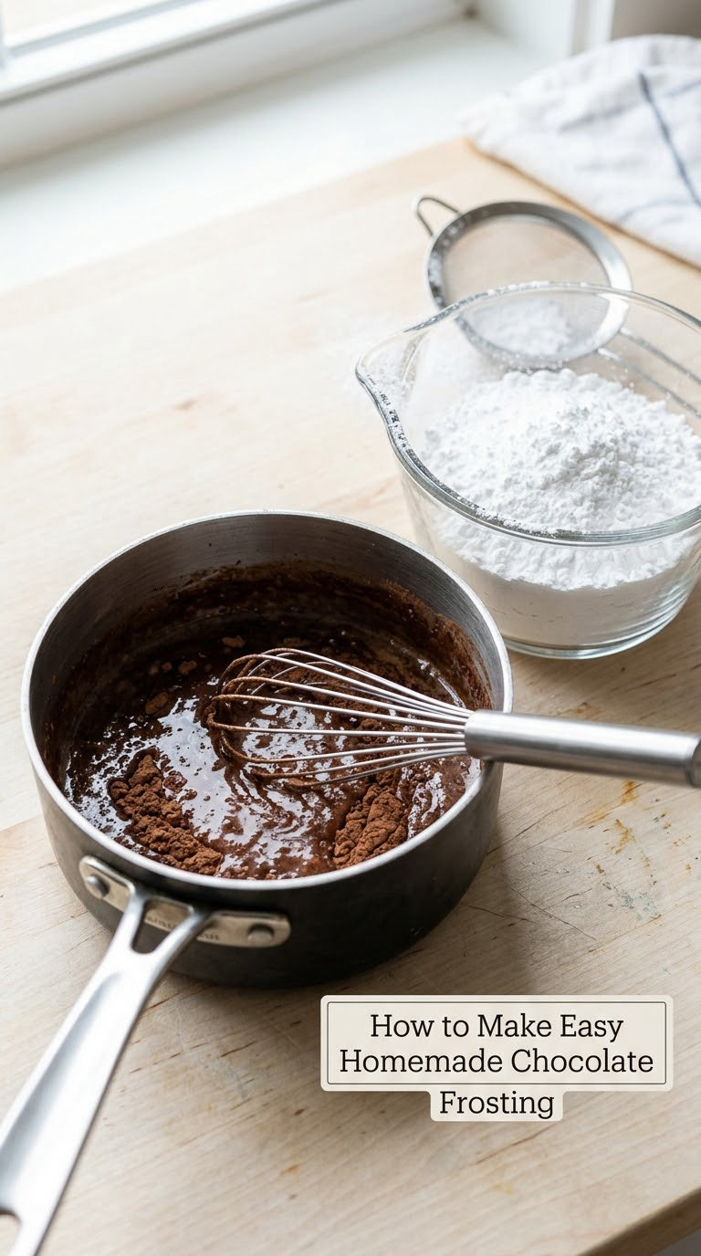 How to Make Easy Homemade Chocolate Frosting