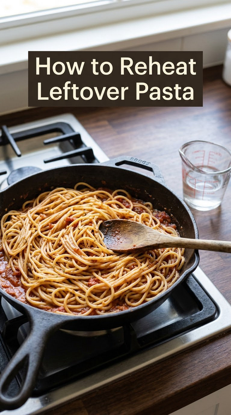 How to Reheat Leftover Pasta