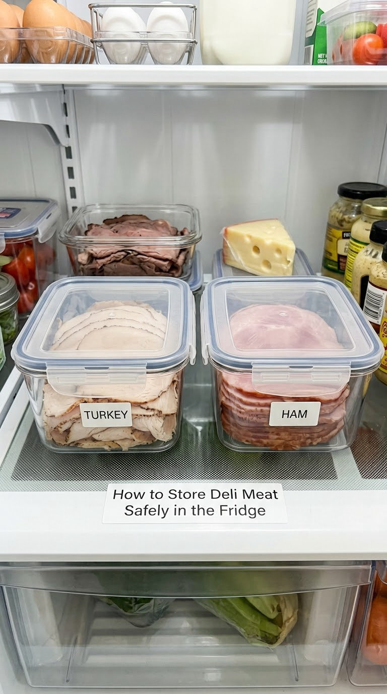 How to Store Deli Meat Safely in the Fridge
