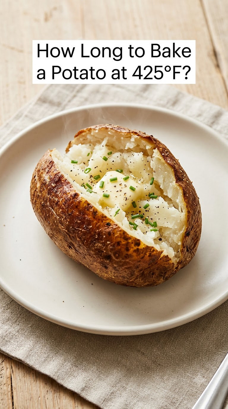 How Long to Bake a Potato at 425°F?