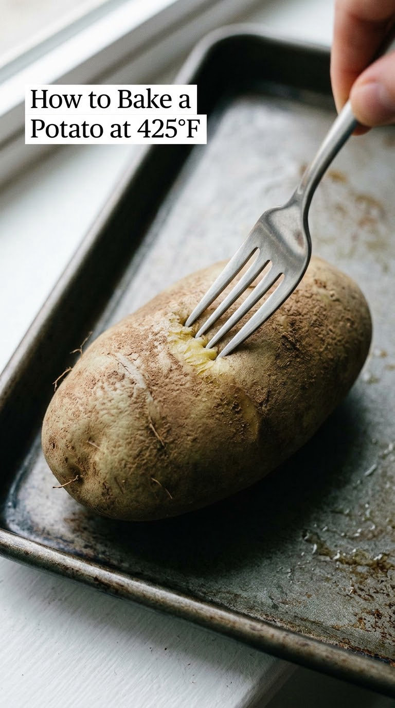 How to Bake a Potato at 425°F