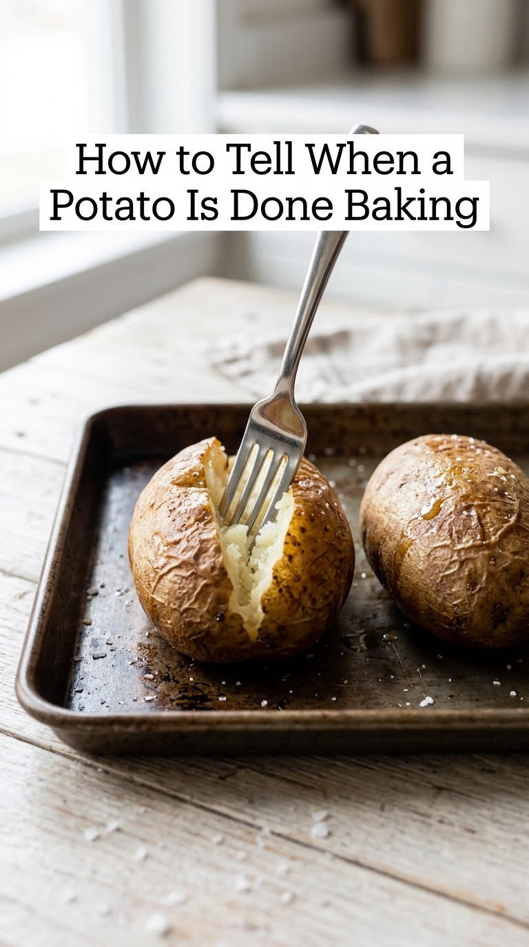 How to Tell When a Potato Is Done Baking