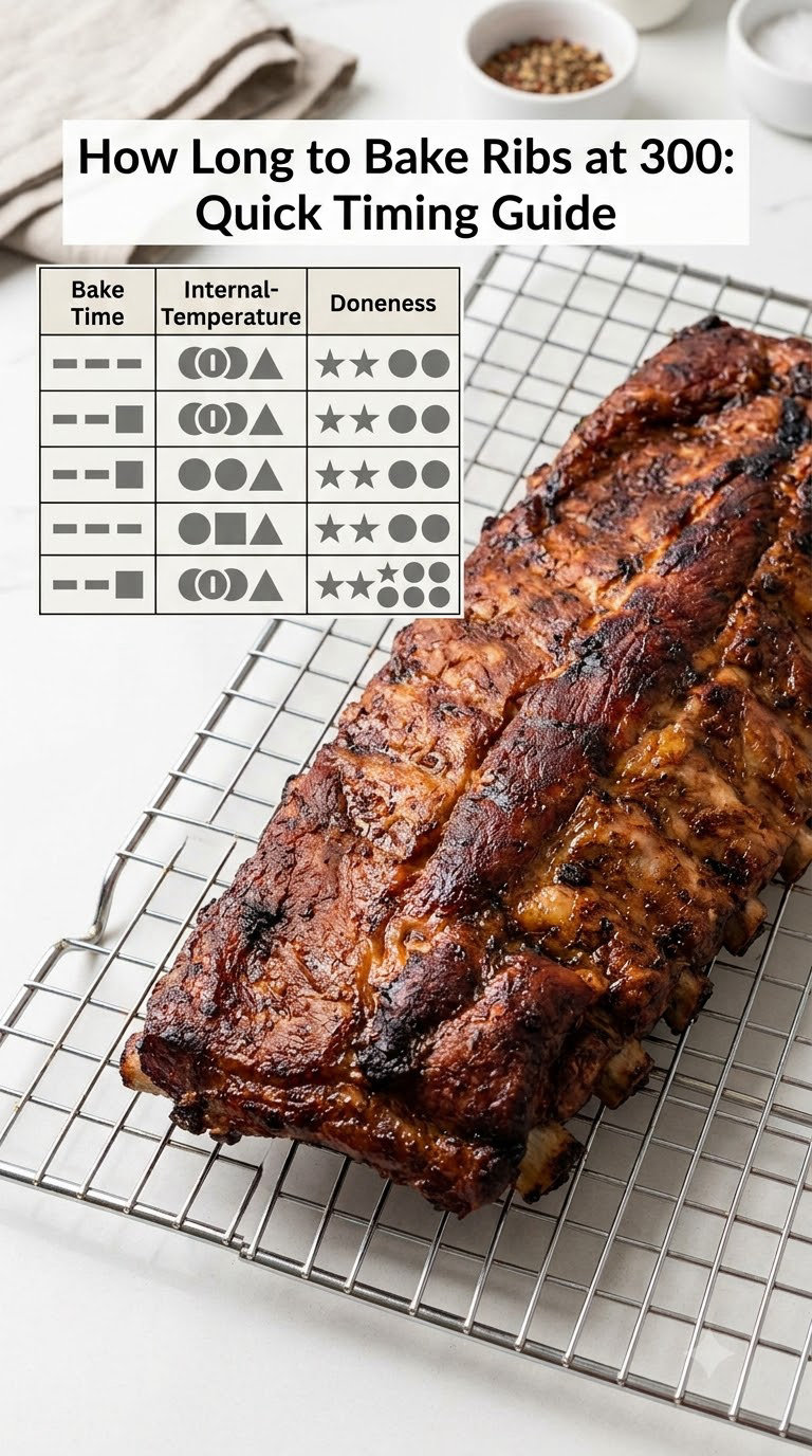 How Long to Bake Ribs at 300: Quick Timing Guide