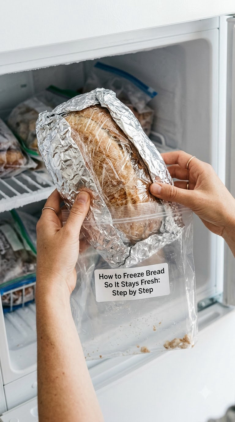 How to Freeze Bread So It Stays Fresh: Step by Step