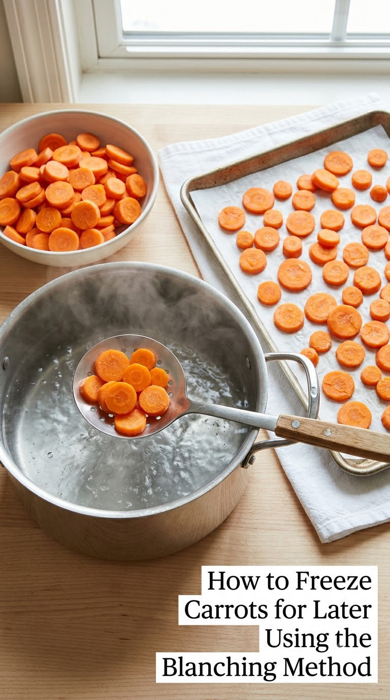 How to Freeze Carrots for Later Using the Blanching Method