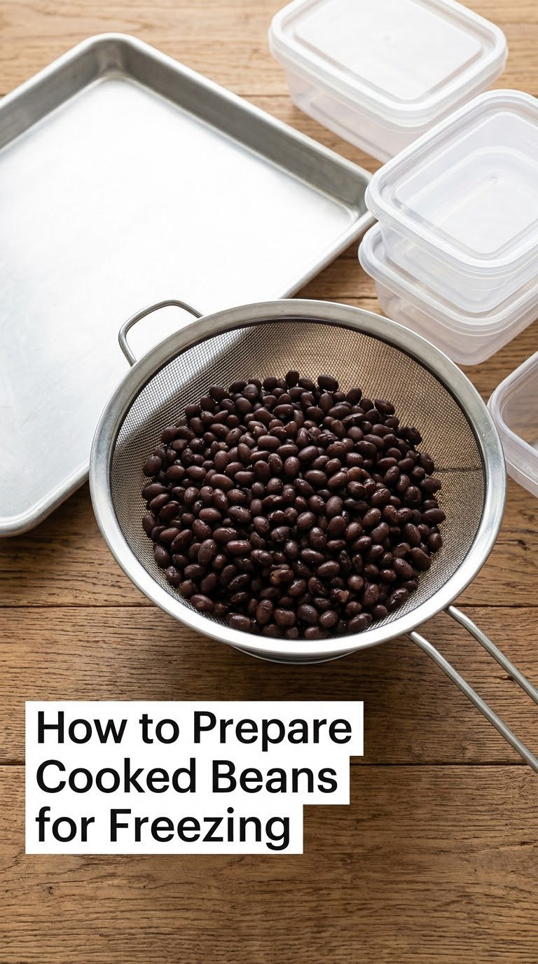 How to Prepare Cooked Beans for Freezing