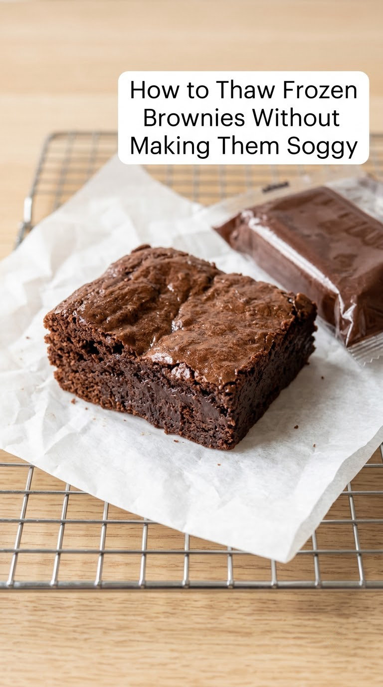 How to Thaw Frozen Brownies Without Making Them Soggy