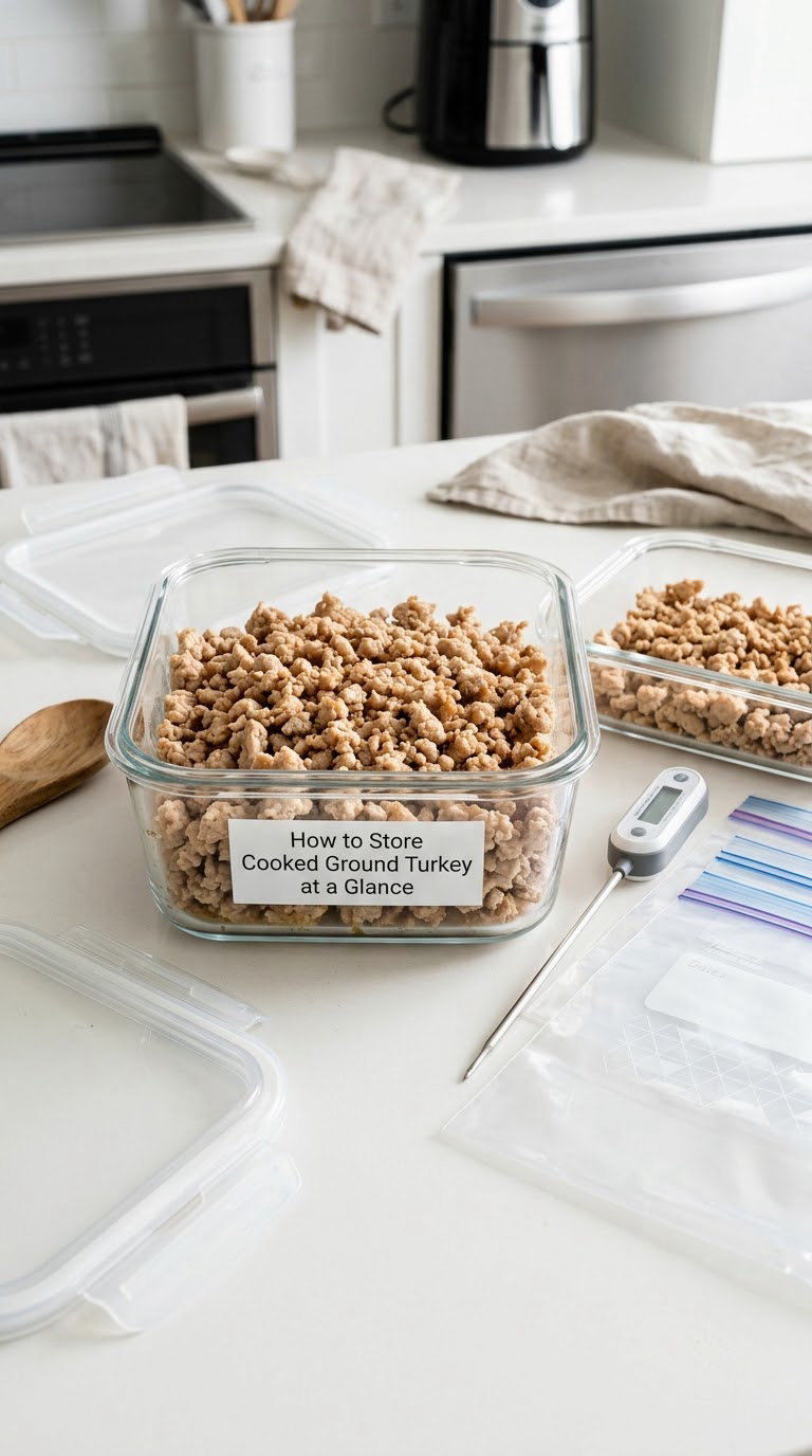 How to Store Cooked Ground Turkey at a Glance