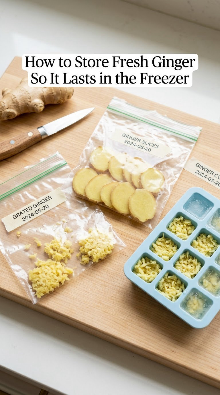 How to Store Fresh Ginger So It Lasts in the Freezer