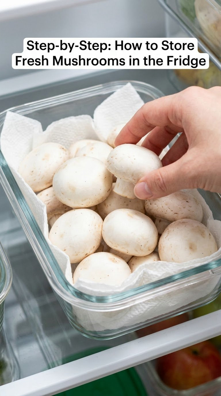 Step-by-Step: How to Store Fresh Mushrooms in the Fridge