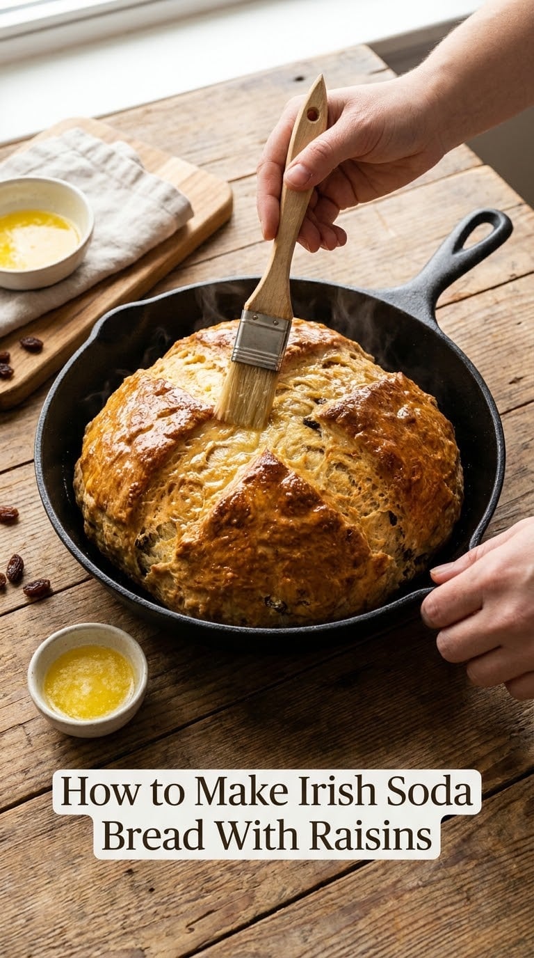 How to Make Irish Soda Bread With Raisins