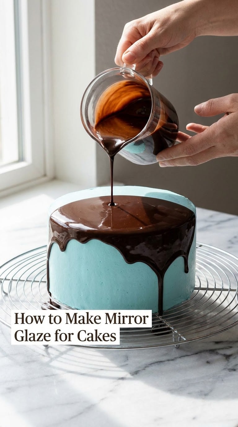 How to Make Mirror Glaze for Cakes