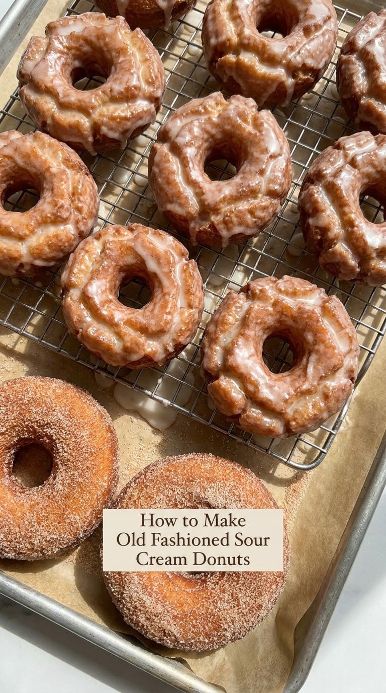 How to Make Old Fashioned Sour Cream Donuts