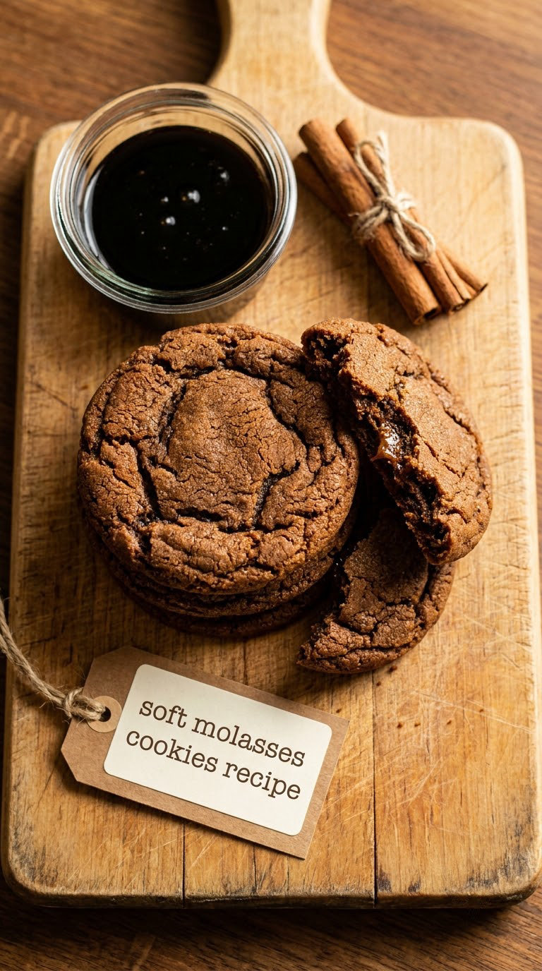 soft molasses cookies recipe