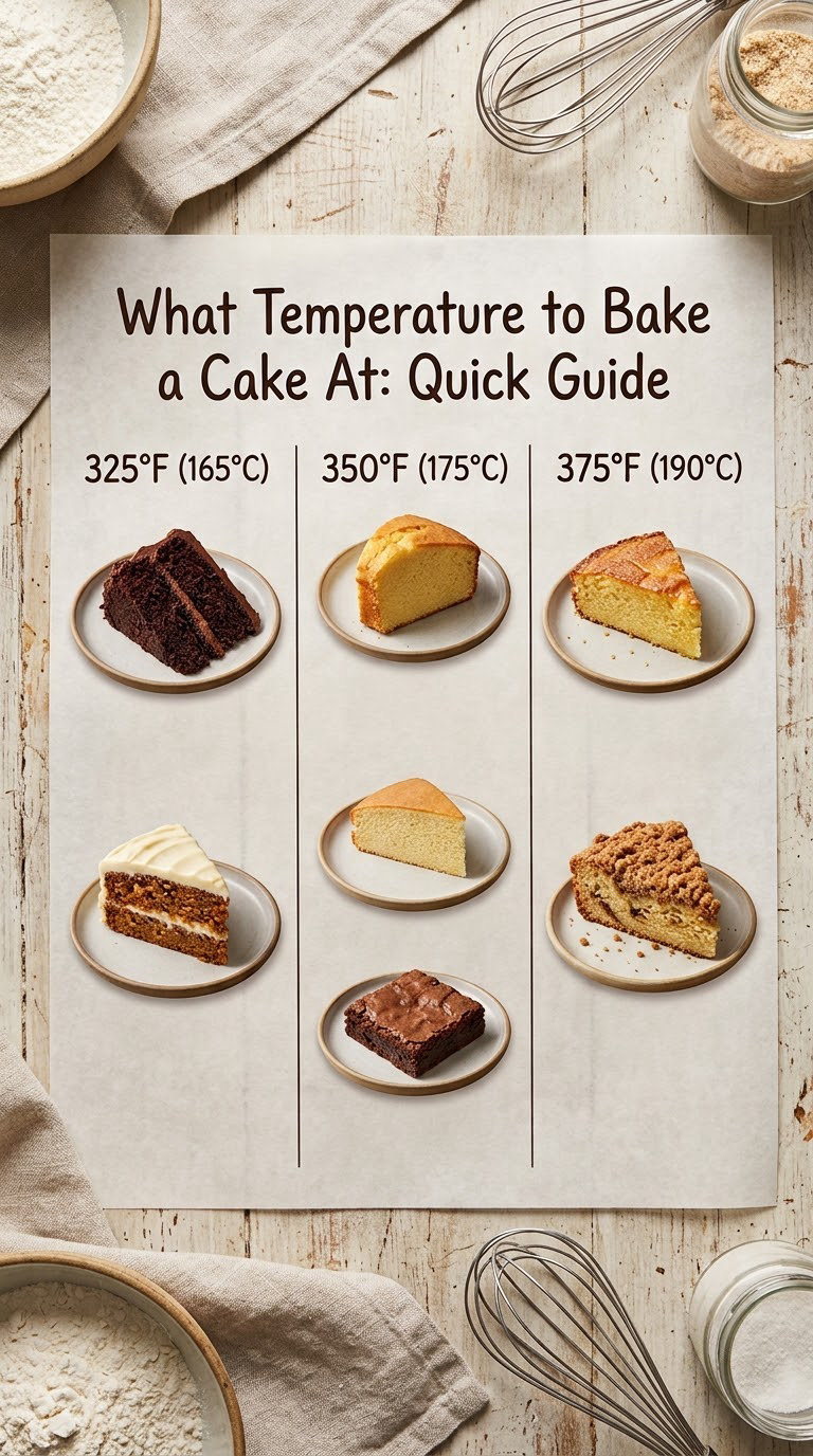 What Temperature to Bake a Cake At: Quick Guide
