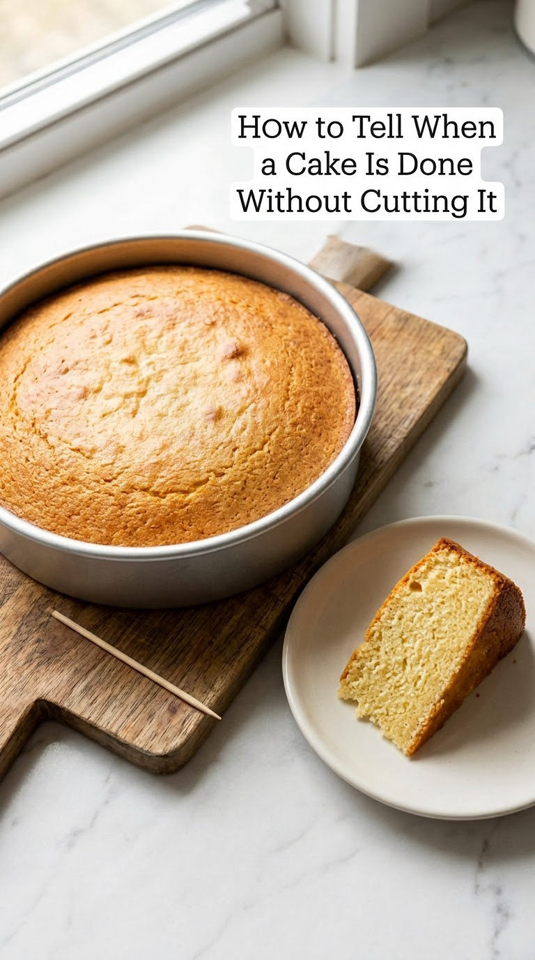 How to Tell When a Cake Is Done Without Cutting It