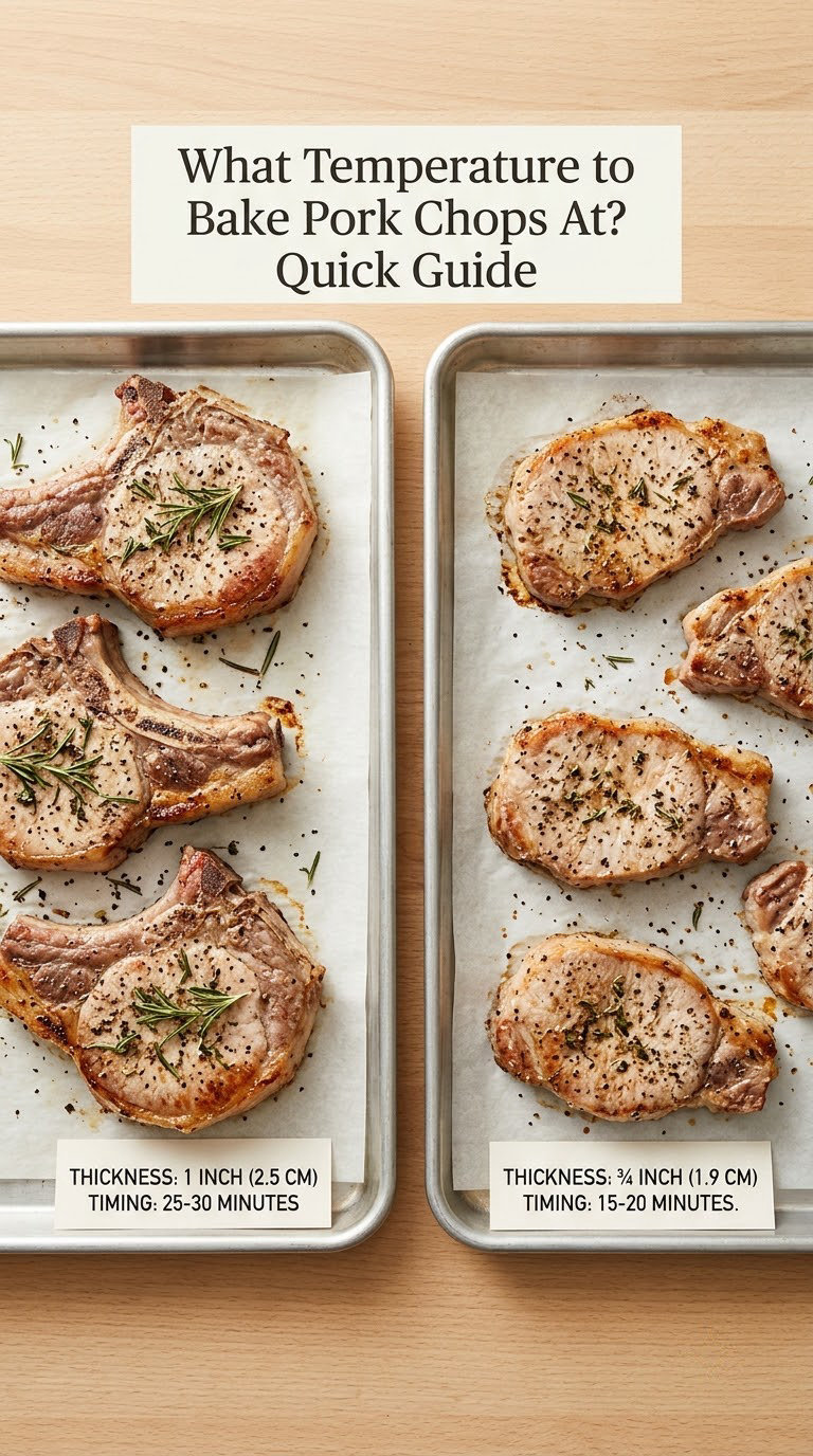 What Temperature to Bake Pork Chops At? Quick Guide