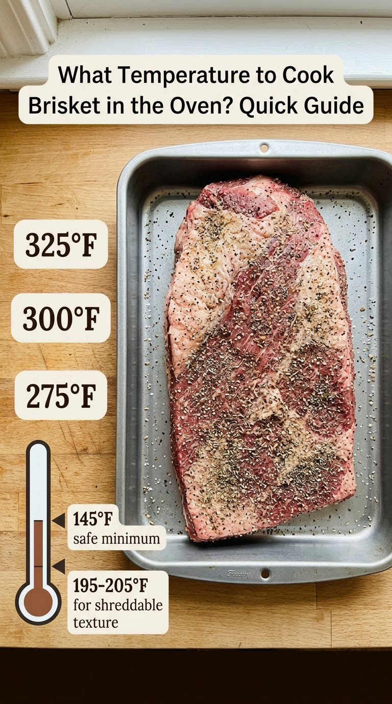 What Temperature to Cook Brisket in the Oven? Quick Guide