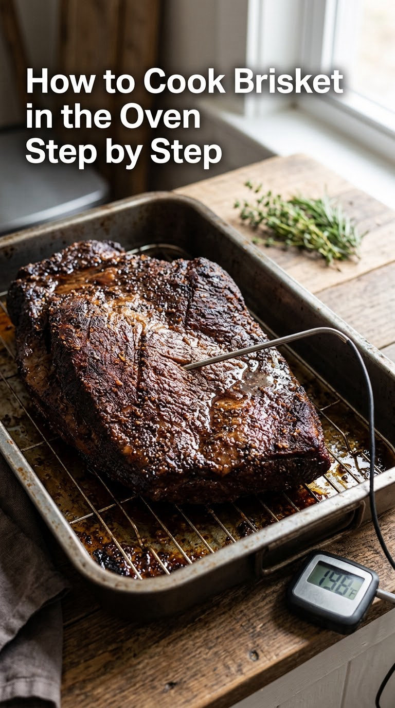 How to Cook Brisket in the Oven Step by Step