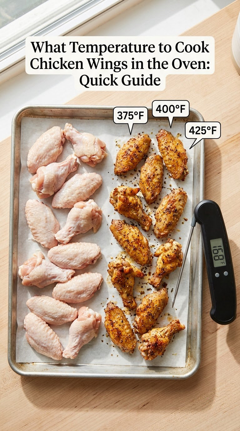 What Temperature to Cook Chicken Wings in the Oven: Quick Guide
