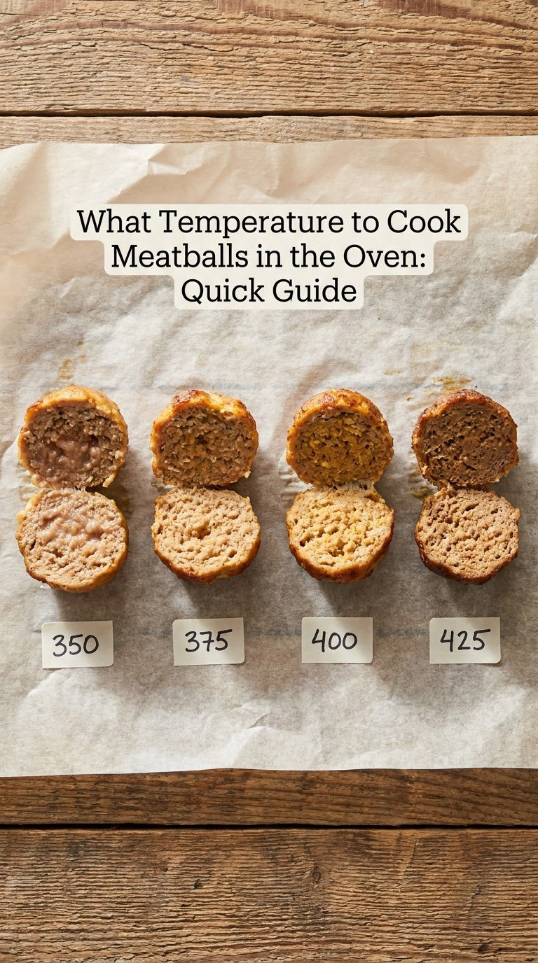 What Temperature to Cook Meatballs in the Oven: Quick Guide