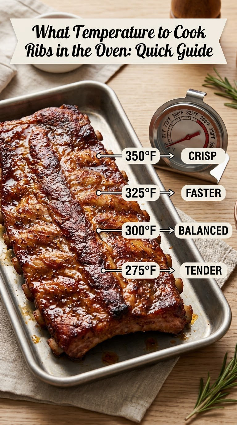 What Temperature to Cook Ribs in the Oven: Quick Guide